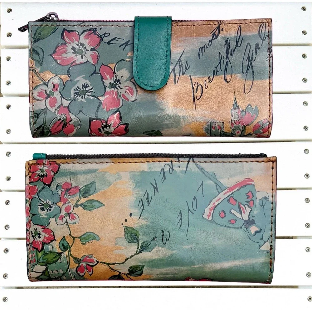 Patricia Nash Leather Nazari Bifold Wallet 